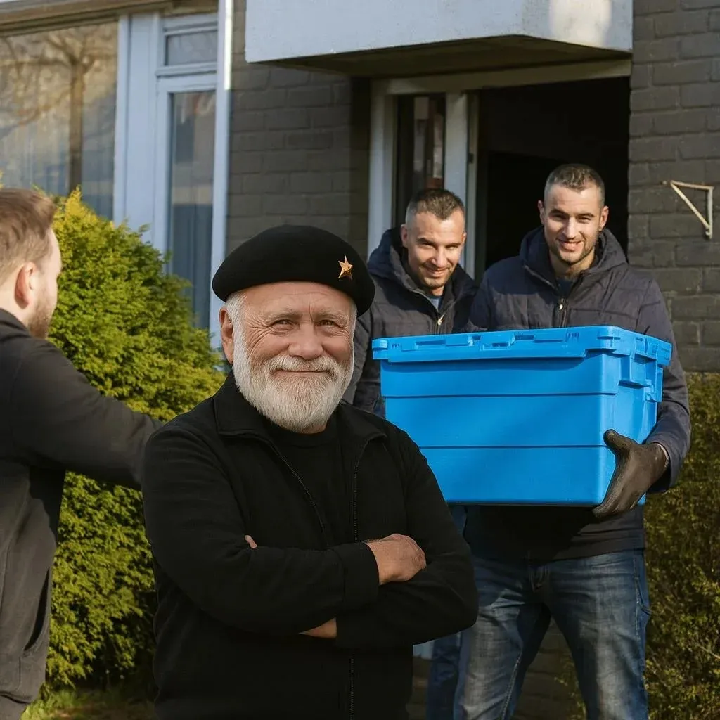 Gemeinschaftliche Entrümpelung im Freien